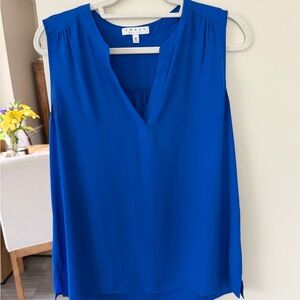 Chaus Women's Vibrant Blue V-Neck Blouse